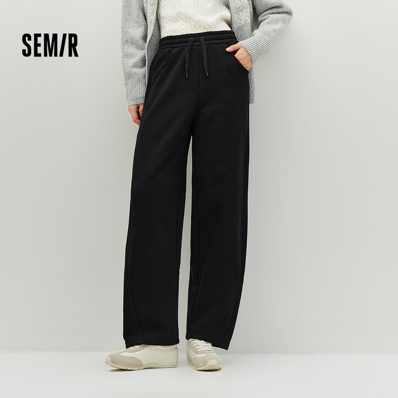 Semir Women's Winter Thermal Fleece Curved Pants 2025