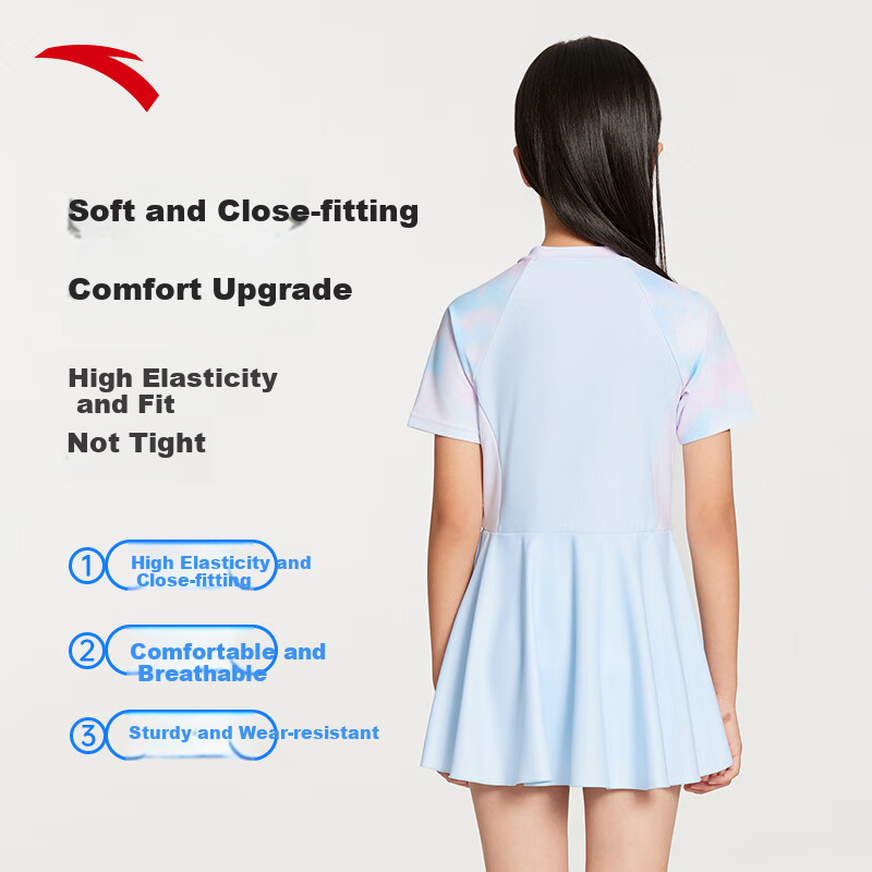 ANTA Kids One-Piece Swimsuit for Girls