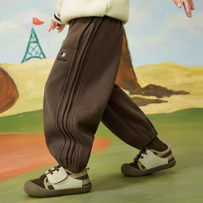 ASK JUNIOR Kids Winter Thickened Warm Trousers