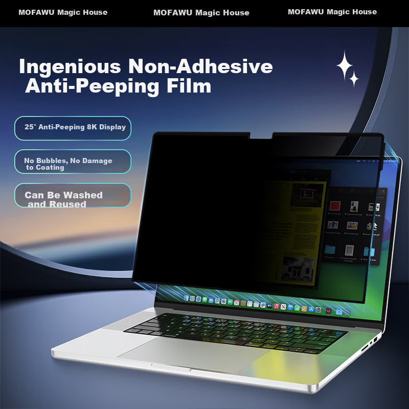 Mofawu Privacy Screen Protector for 2025 MacBook Air