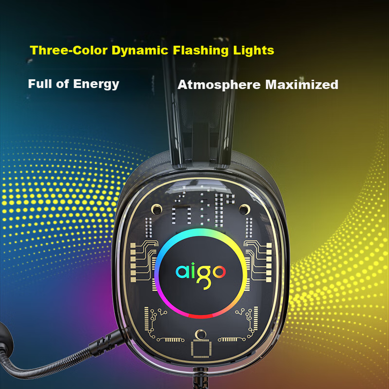 Patriot Gaming Headset with Dynamic Lighting