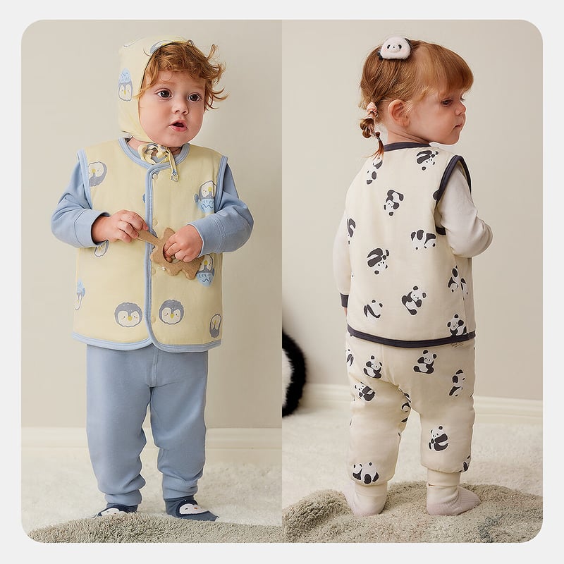 Minibala Padded Baby Vest - Pure Cotton