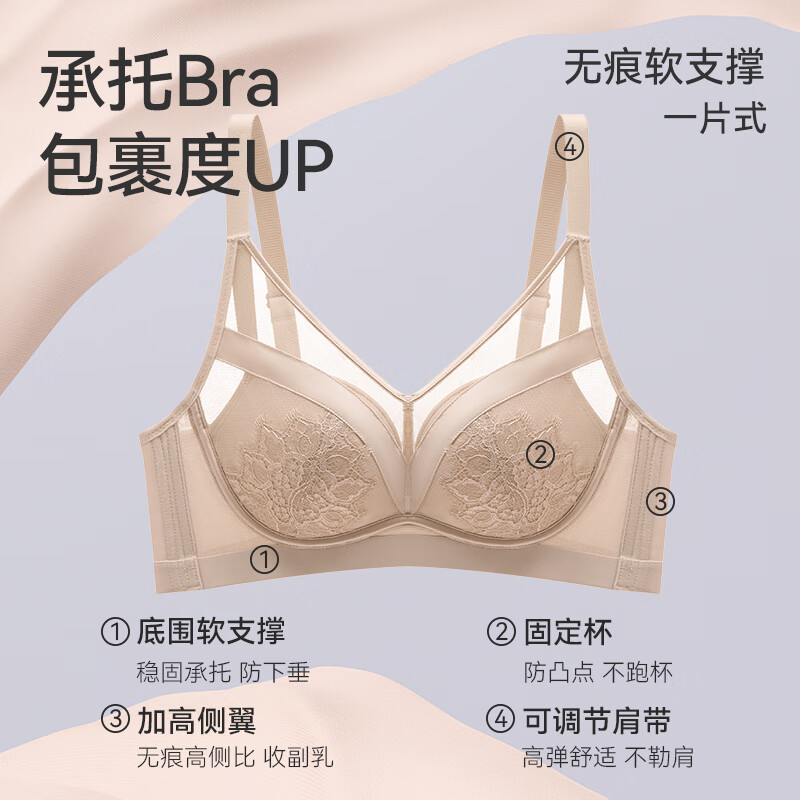 MiiOW Sexy Lace Push-Up Bra for Small Chest
