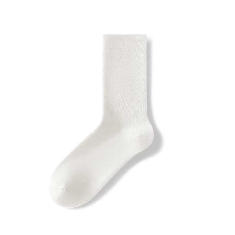 SecretWorld Women's Pure Cotton Mid-Calf Socks