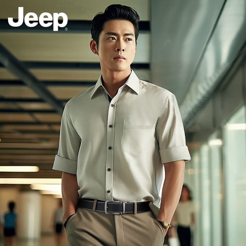 JEEP Men's Belt - 2026 New Style with Push-Button Buckle