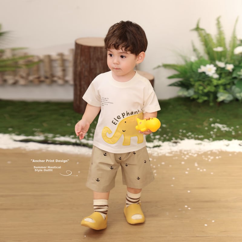 LUSON Baby Boy Summer Printed Shorts