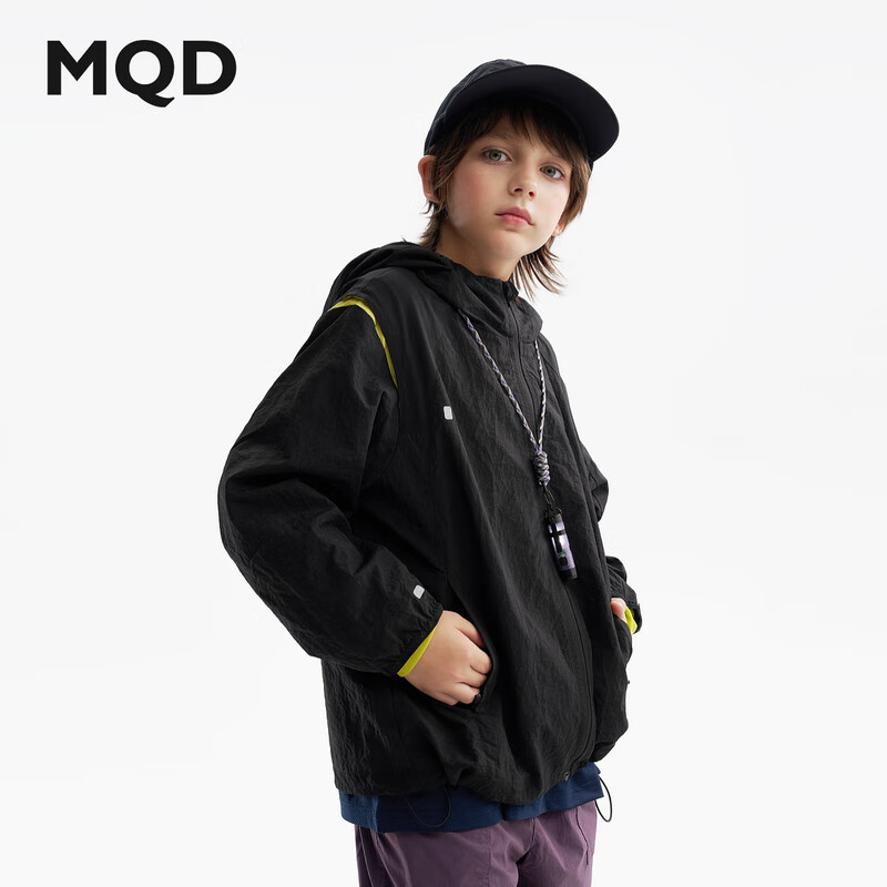 MQD Boys' Hooded Cycling Jacket - 2025 Autumn
