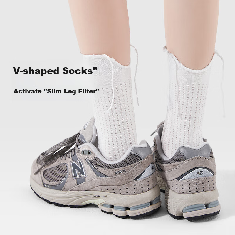JKN Butterfly Bow Mesh Socks for Women - Summer Thin Slouch Style