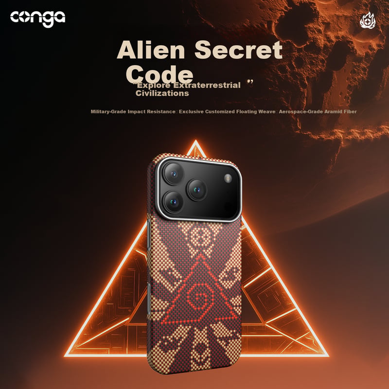 CONGA iPhone 17 Kevlar Case - Full Protection, Shockproof