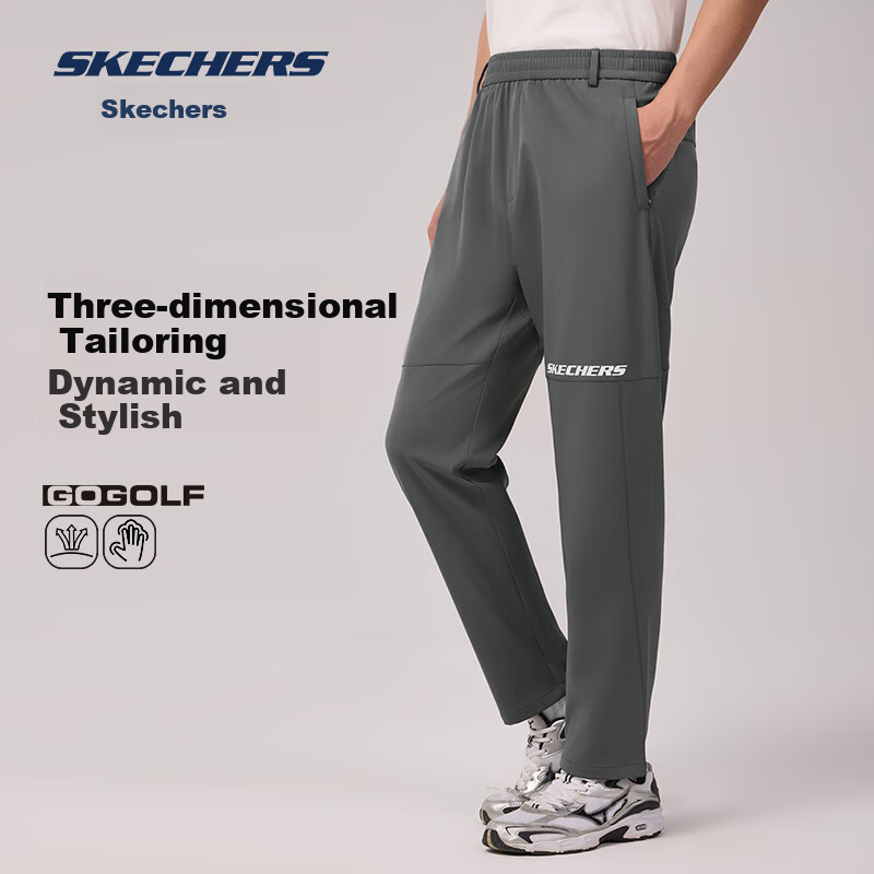 Skechers Men's 2025 Autumn Winter Straight-Leg Trousers