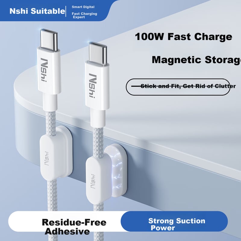 Dual-Head Type-C PD 100W Fast Charging Cable