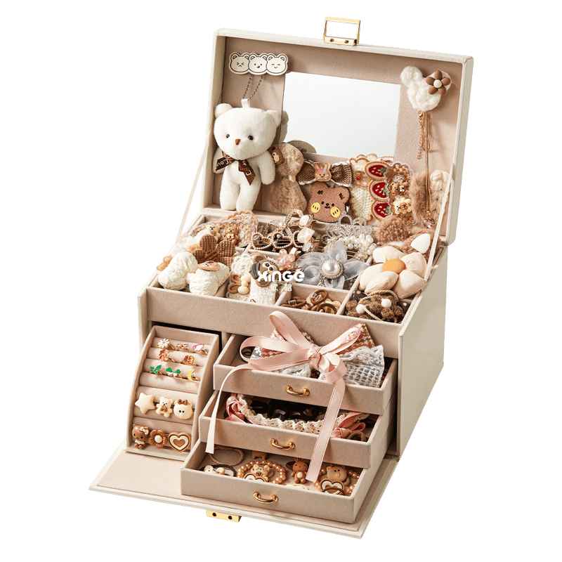 Xinge Princess Jewelry Box DIY Hair Accessories Set