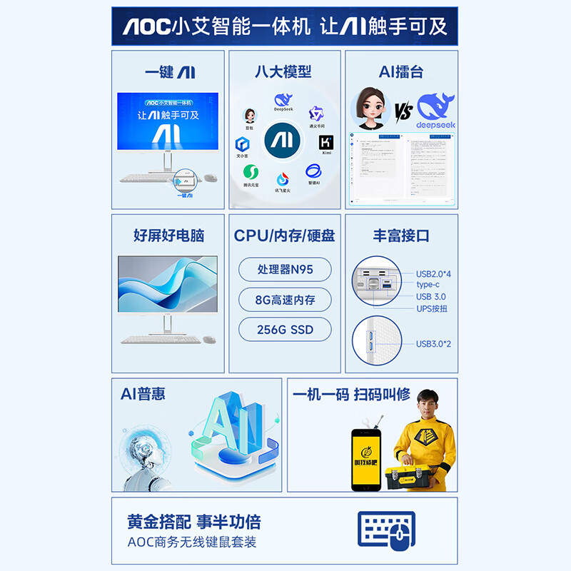 AOC Xiaoi Smart AIPC N95 16GB 1TB