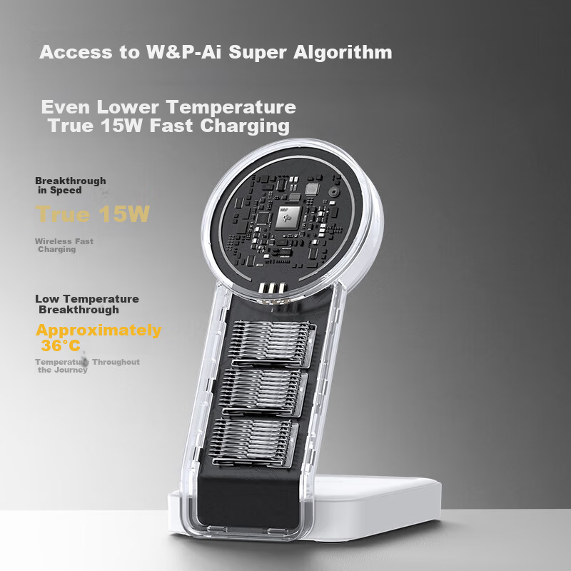W&P QI2 Certified 25W Wireless Charger for Apple