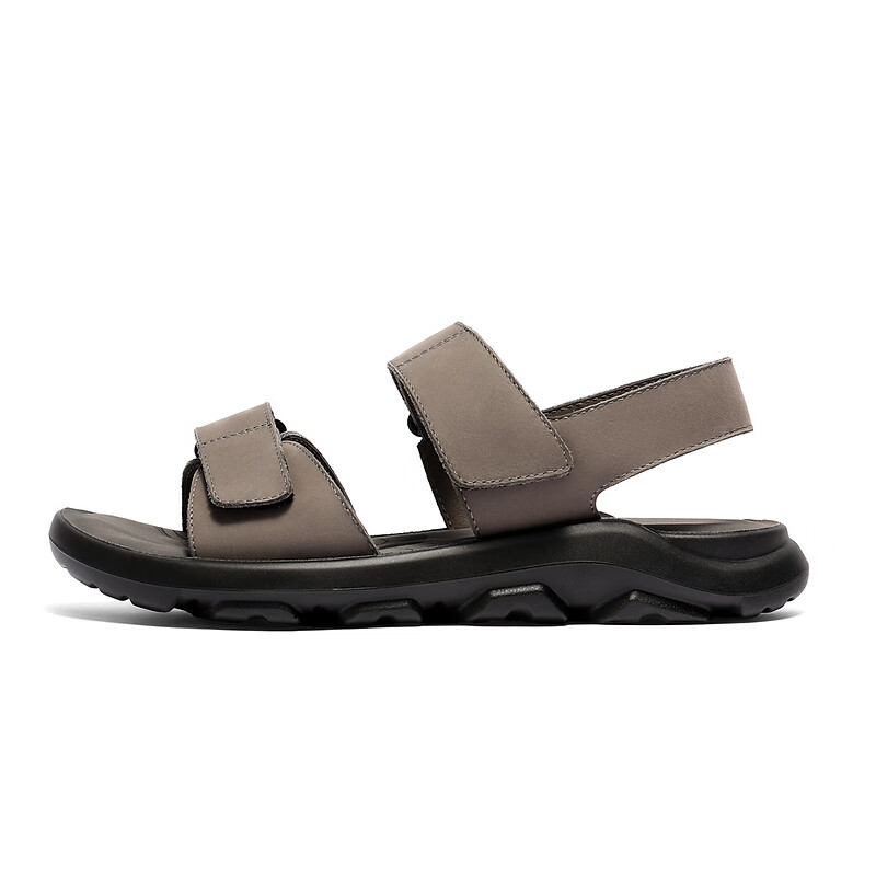 SEDA Men's Gray Thick-Soled Sandals