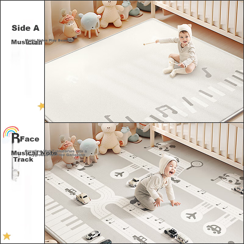 BG-BABYGO Double-Sided XPE Baby Play Mat