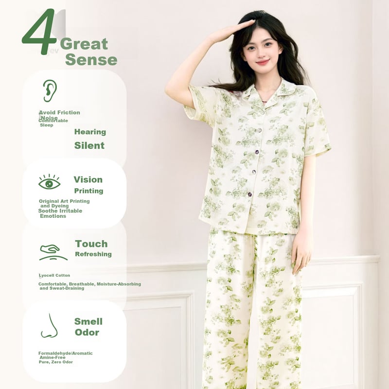 Bandgewoo Women's Autumn 2025 Pajamas