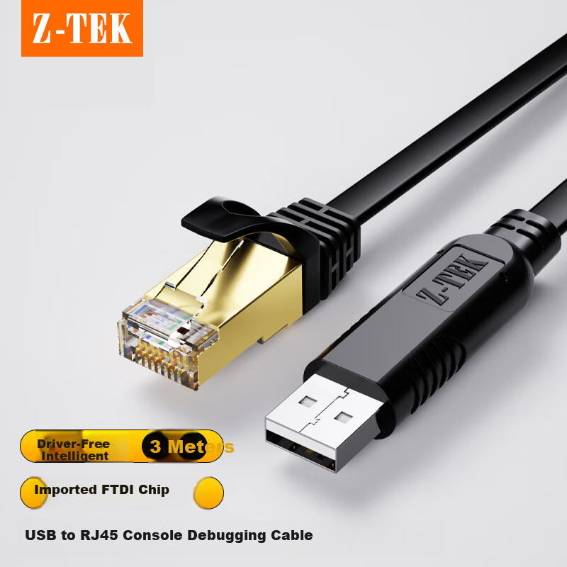 Z-TEK Console Debug Cable - USB to RJ45 (3m)