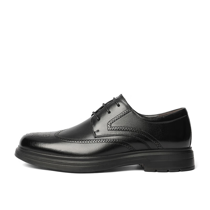 SEMDA Men's Brogue Style Formal Leather Shoes