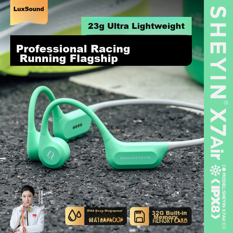 SHEYIN X7air True Bone Conduction Sports Headphones