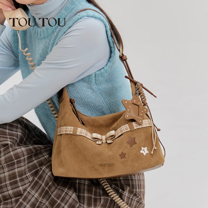 Toutou Star Tote Bag - Large Capacity Shoulder Bag for Women