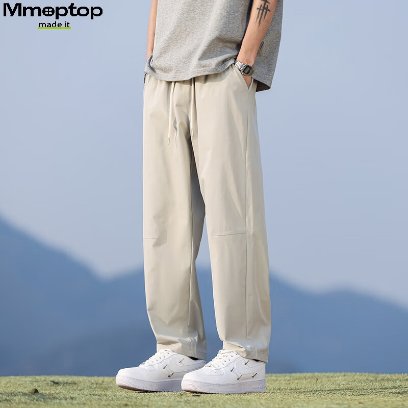 MMOPTOP Ice Silk Cool Linen Pants
