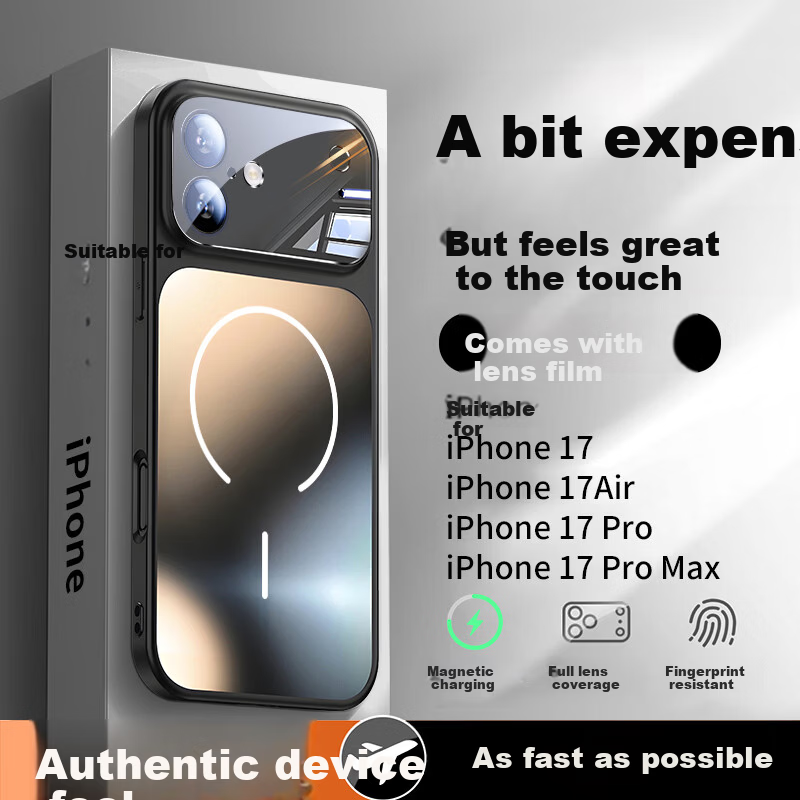 SHIYONG iPhone 17 MagSafe Case - Graphite Black