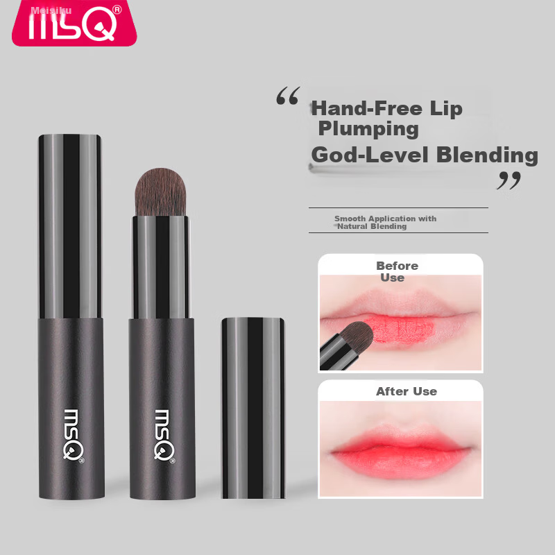 MSQ Mini Lip Brush - Portable Round Head Lip & Concealer Brush