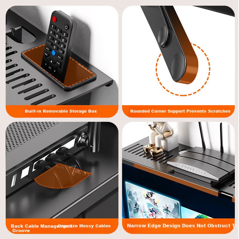 Beishi Upgraded TV Accessory Stand with Pen Holder