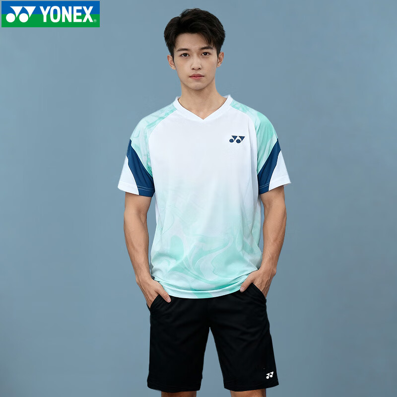 YONEX Badminton Short Sleeve T-Shirt White XL