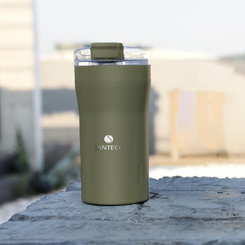 SANTECO Insulated Cup - Army Green, 350ml