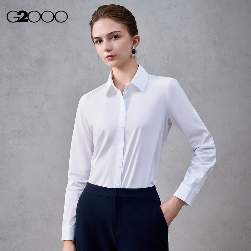 G2000 Women's Long Sleeve Cotton Shirt