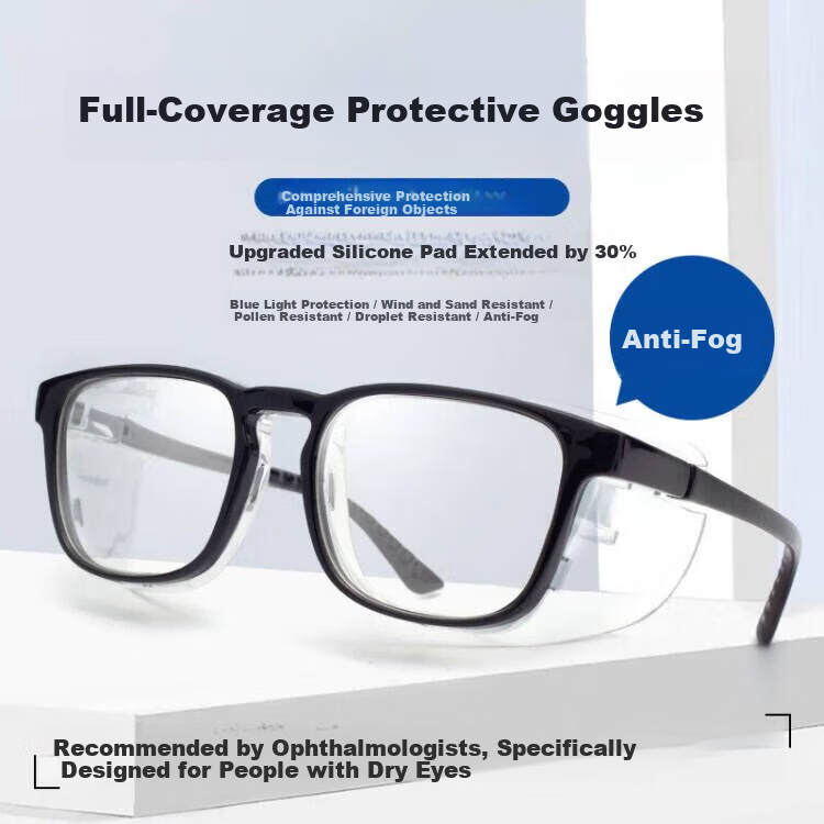 Jimmy Orange Anti-Fog Blue Light Glasses for Dry Eyes