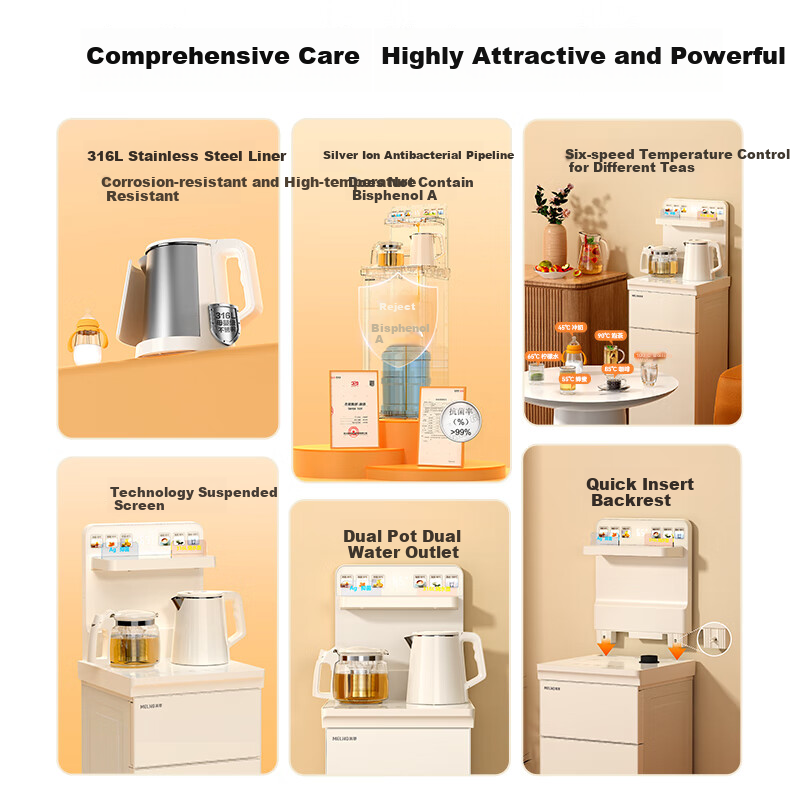 MeiLing Tea Bar Machine - Smart Remote Control Water Dispenser