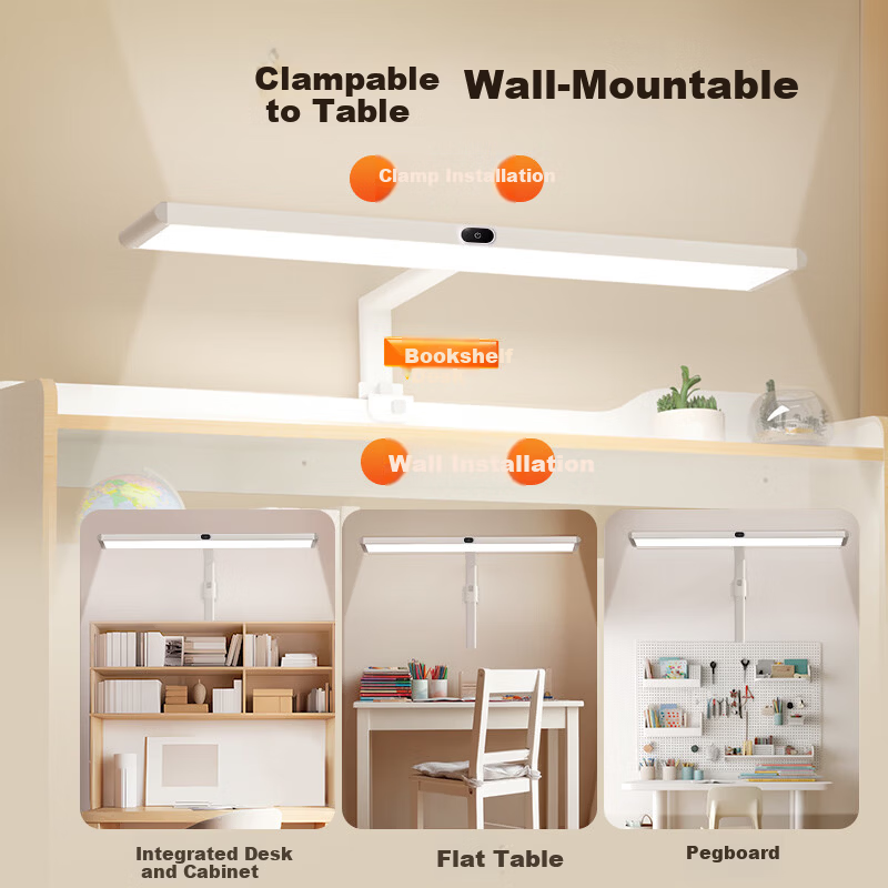 Haishibao Study Desk Lamp - 1m Full Spectrum Eye Protection Lamp