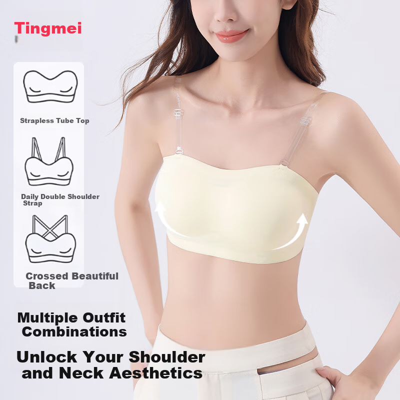 GRACEWELL Strapless Push-Up Bra