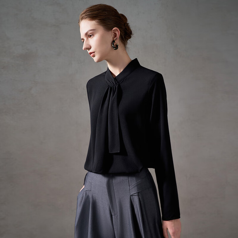G2000 Textured Ribbon Design Women's Long Sleeve Shirt