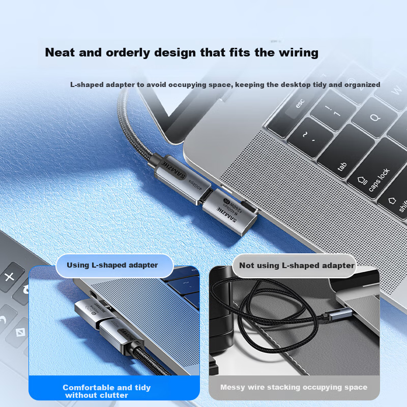SAMZHE L-Shaped Type-C Adapter