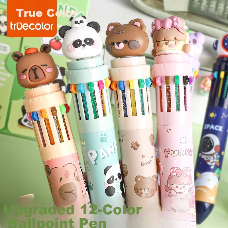 TRUECOLOR Panda Jump 10-Color Ballpoint Pen
