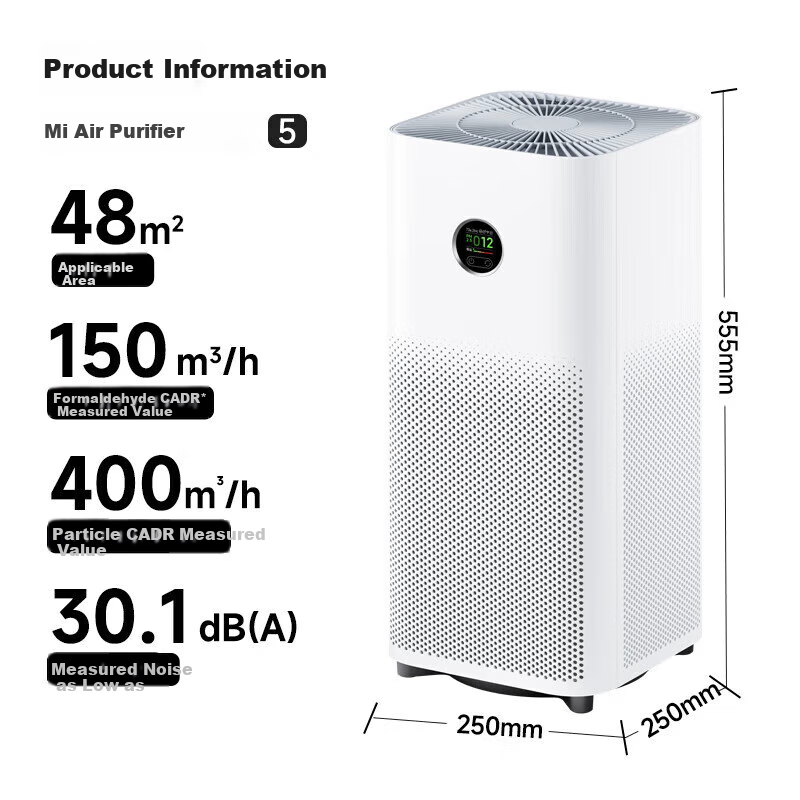 Xiaomi Mijia Air Purifier 5 - Formaldehyde & Odor Remover