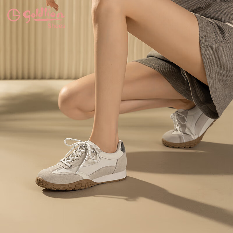 Goldlion Bai Yulu Women's Thick-Soled Casual Shoes