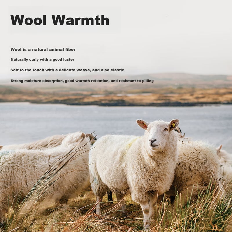 Yiershuang Wool Socks - Antibacterial & Warm Mid-Calf Socks