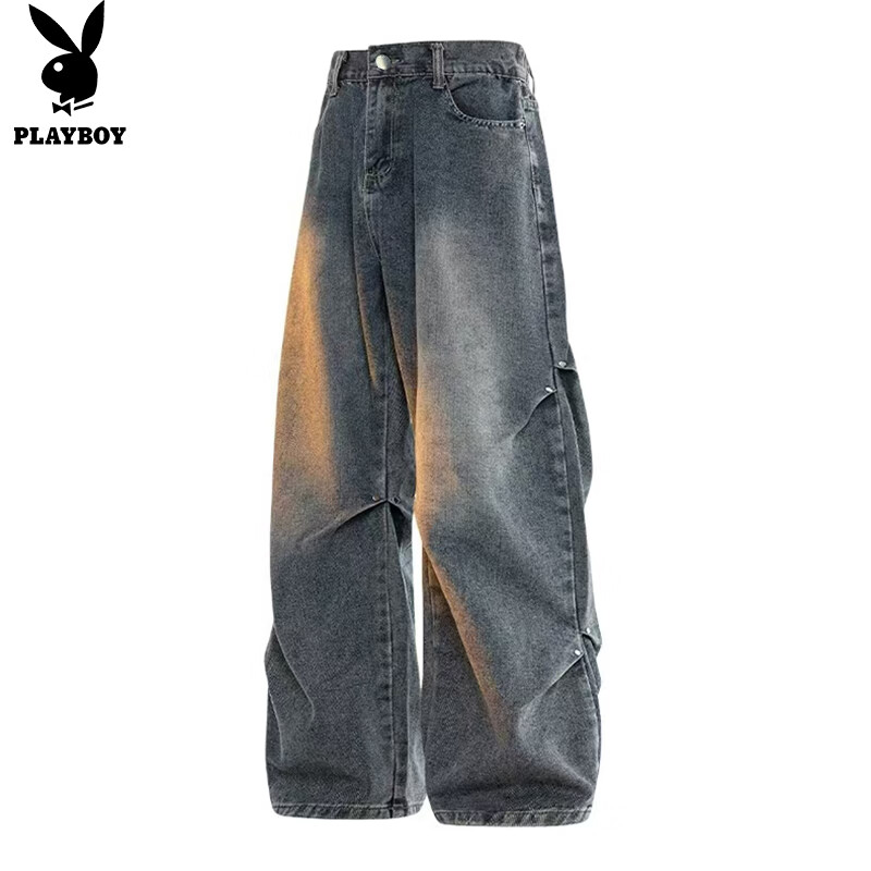 PLAYBOY Men's Navy Blue 3XL Casual Jeans