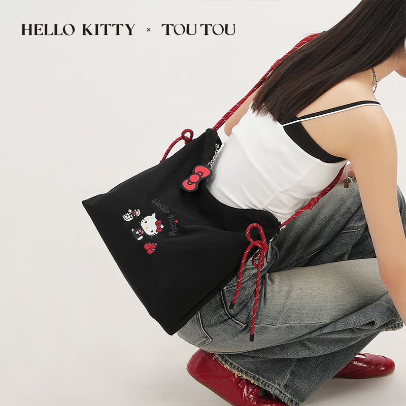 Toutou HelloKitty Canvas Tote Bag 2025