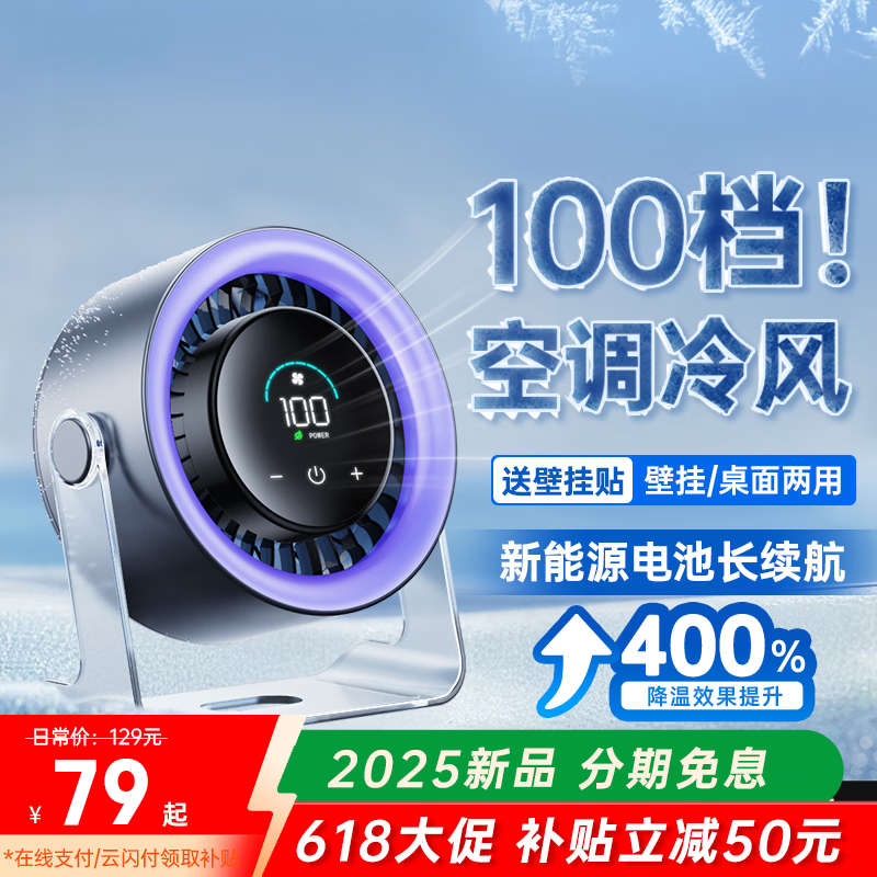 Azeada 100-Speed USB Fan