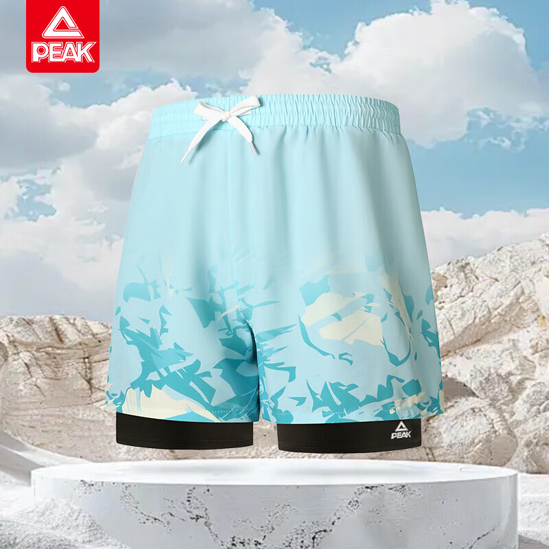 PEAK Men's Floral Swim Shorts