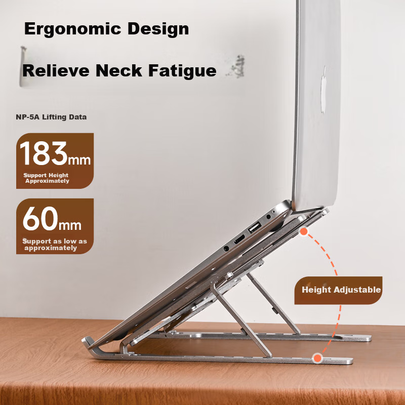 NVV Foldable Laptop Cooling Pad Stand