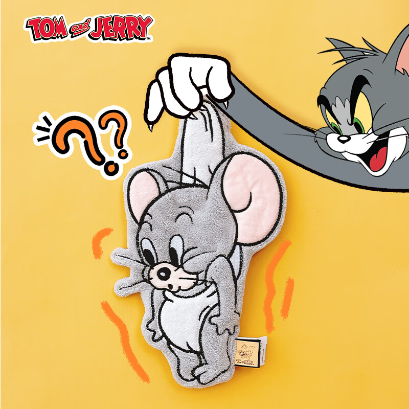 Tom and Jerry Tuffy Cartoon Hand Towel