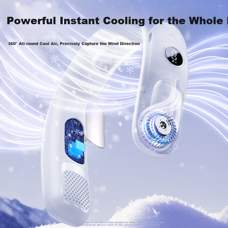 KOVOL Neck Fan [Superconducting Cooling | Drops 16°C in Seconds]