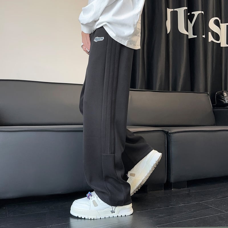 TonLion 2024 Men's Knitted Fleece Lined Casual Pants